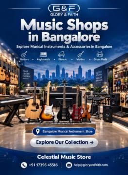 Explore Trusted Music Shops in Bangalore