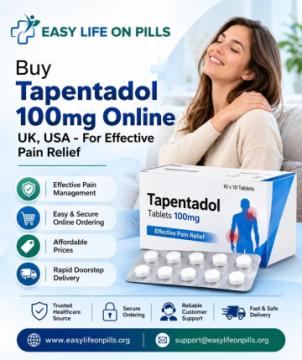 Buy Tapentadol 100mg Online UK, USA - For Effective Pain Relief