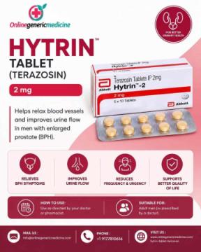 Hytrin Tablet (Terazosin) | Terazosin Medicine | Online Generic Medicine