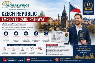 Apply for the Czech Republic Employee Card Pathway with GlobalWings Visa Consultants