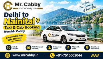 Hire Delhi to Nainital Cab Service with Mr. Cabby