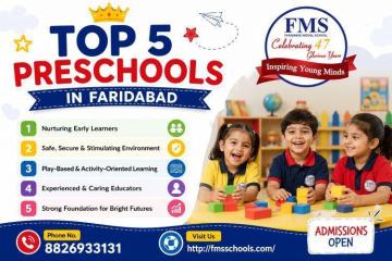 Top 5 Preschools in Faridabad for Kids Overall Growth