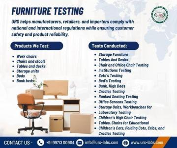 URS Furniture Testing Lab Services near Noida