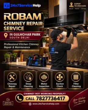 Robam Chimney Repair Service in Gulmohar Park South Delhi