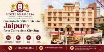 Comfortable 3 Star Hotels in Jaipur for a Convenient City Stay