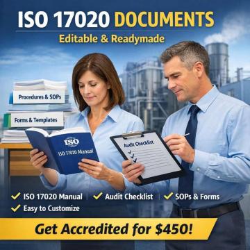 ISO 17020 Documents - Accreditation Package