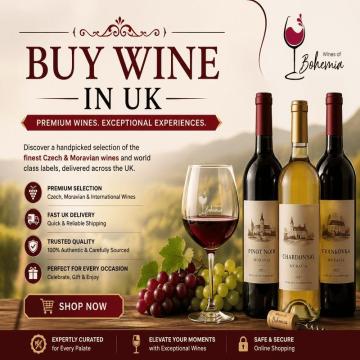 Buy Wine in UK – Premium Czech & World Wines Delivered Fast