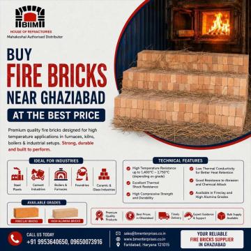 Buy Fire Bricks Near Ghaziabad at the Best Price | Call Now