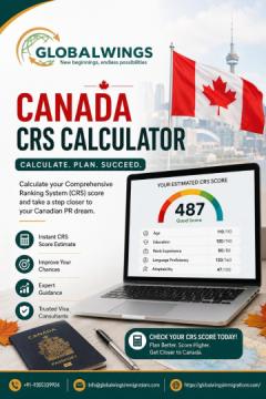 Best Canada CRS Calculator Services | Trusted GlobalWings Visa Consultants