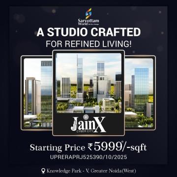 Jain X Cyber City - Studio Apartments in Greater Noida
