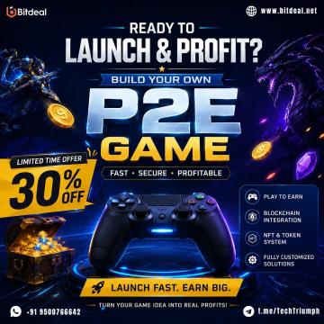 Ready to Launch & Profit? Build Your Own P2E Game - Fast, 30% Off
