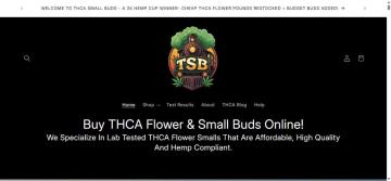 10% OFF Entire Order on THCA Small Buds