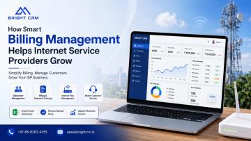 BrightCRM – Smart ISP Billing & Customer Management Solution