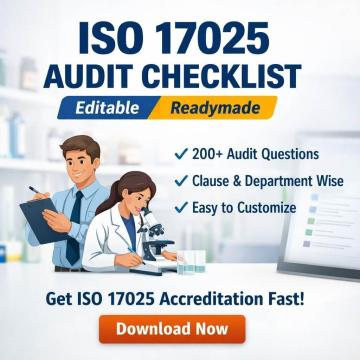 ISO 17025 Checklist with 200+ Questions