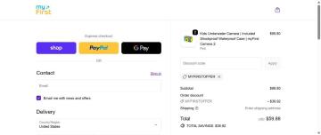 40% OFF Your Purchase on myFirst USA