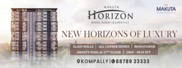 Flats for Sale in Kompally – Premium 3 & 4 BHK Apartments | Makuta Horizon