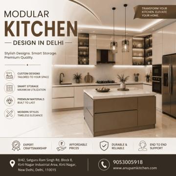 Modern Luxury Kitchen Design Experts Delhi NCR
