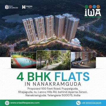 4 bhk luxury apartments in nanakramguda
