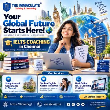 Study Abroad Consultants in Chennai: IELTS Coaching & English Classes Guide