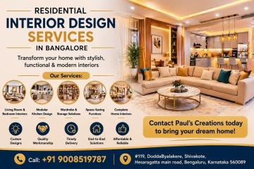 Residential Interior Designers in Bangalore