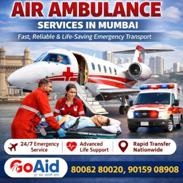 Air Ambulance Services in Mumbai – Fast, Reliable & Life-Saving Emergency Transport by GoAid