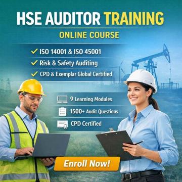 HSE Auditor Training - Certified E-learning Program
