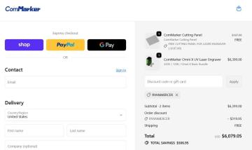 Save 5% on ComMarker Lasers Engraver