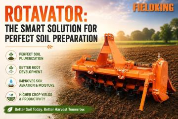 Fieldking Rotavator: An Essential Machine for Soil Preparation