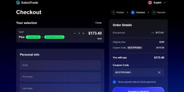 40% OFF Sitewide on All SabioTrade Plans – Verified