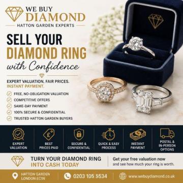 Sell Your Diamond Ring for the Best Price | Trusted Hatton Garden Buyers