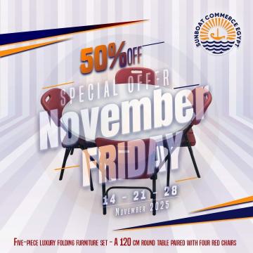 Outdoor-indoor folding furniture sets —Enjoy SunBoat’s amazing discounts this November!