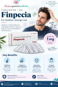 Finpecia 1 mg – Finasteride for Male Pattern Hair Loss | Online Generic Medicine