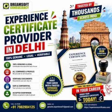 Experience Certificate Provider in Delhi with Confidential Services