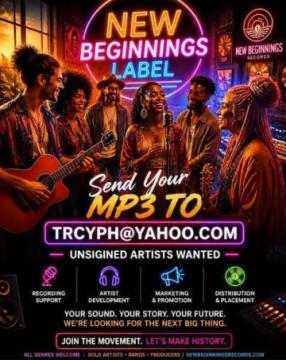 New Beginnings — Tracygirl's Label Is Signing Artists!