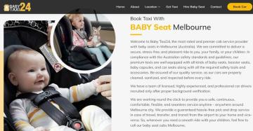 Melbourne Taxi With Baby Seat for Safe and Convenient Family Travel