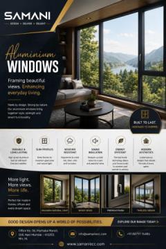 Top Aluminium Windows in India for Stylish & Durable Spaces