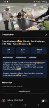 Oreo Challenge Family Fun Challenge with Kids Funny Reaction YouTube