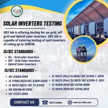 SOLAR INVERTERS Testing Services in Mundra