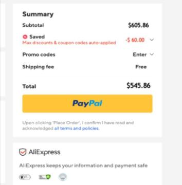 AliExpress: $60 OFF All Orders With Code