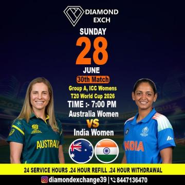Diamond Exchange ID Australia Women vs India Women Clash
