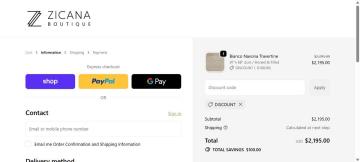 $100 OFF Your Purchase on Zicana Boutique