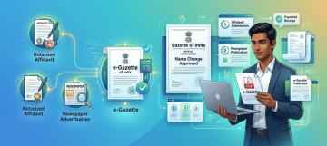 Apply Online for Gazette Notification for Name Change | Advocate Advice