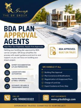 BDA plan approval agents in Bangalore