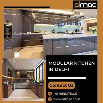 Modern Modular Kitchen in Delhi – Almac Modular Kitchens & Interiors