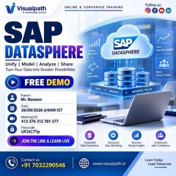 SAP Datasphere Course Online and Training In Hyderabad
