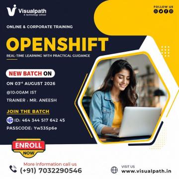 OpenShift Online Training – New Batch Starts on 3rd August!