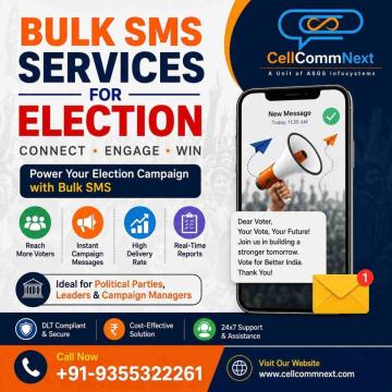 Election Campaign SMS Service for Large-Scale Outreach