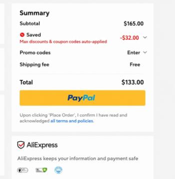 AliExpress: Up to $130 OFF All Purchases of $39 - $649+