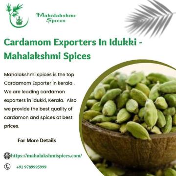 Green Cardamom Exporters In Idukki - Mahalakshmispices