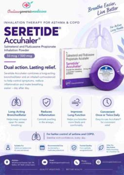 Seretide Accuhaler for Breathing Support | Online Generic Medicine